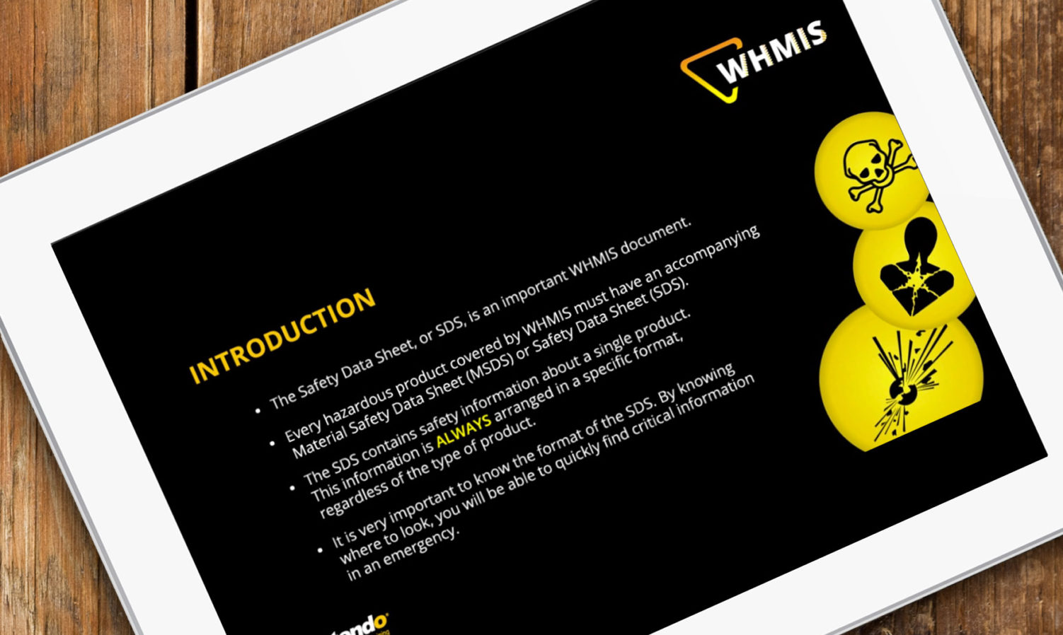 Online GHS WHMIS Training